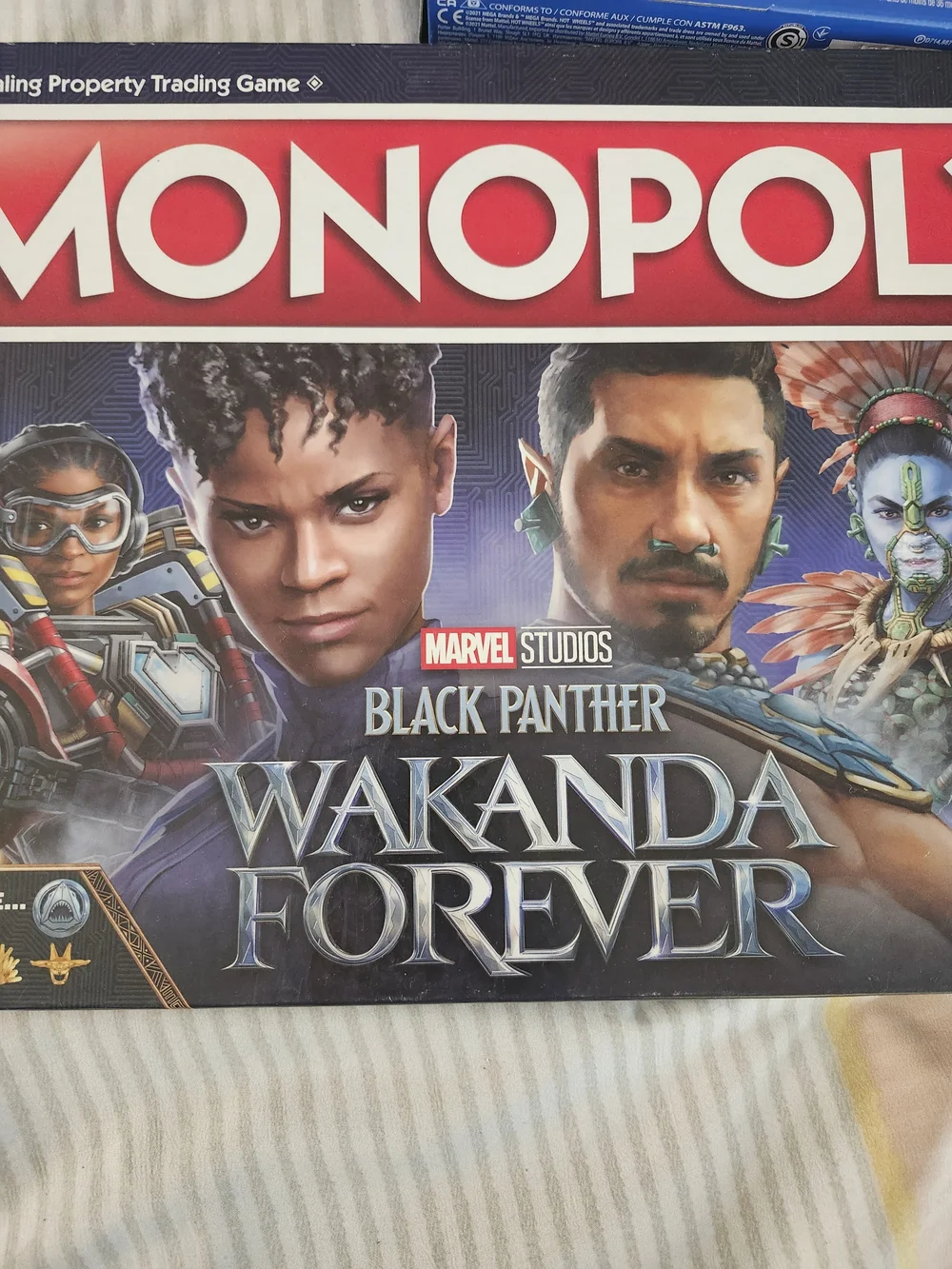 Monopoly- Black Panther, Hot Wheels Mega Blocks, And 3 Stem Robotics Build Sets